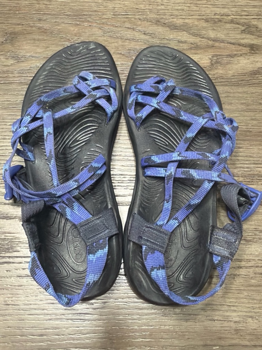 Chaco Women's Blue Sport Sandals - Strappy Outdoor Footwear